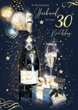 Load image into Gallery viewer, Husband 30th Birthday Card