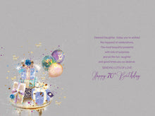 Load image into Gallery viewer, Daughter 70th Birthday Card