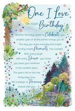 Load image into Gallery viewer, One I Love Birthday Card