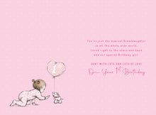 Load image into Gallery viewer, Granddaughter 1st Birthday Card