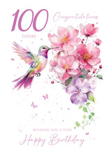 Load image into Gallery viewer, 100th Birthday Card