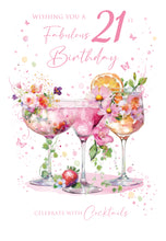 Load image into Gallery viewer, 21st Birthday Card