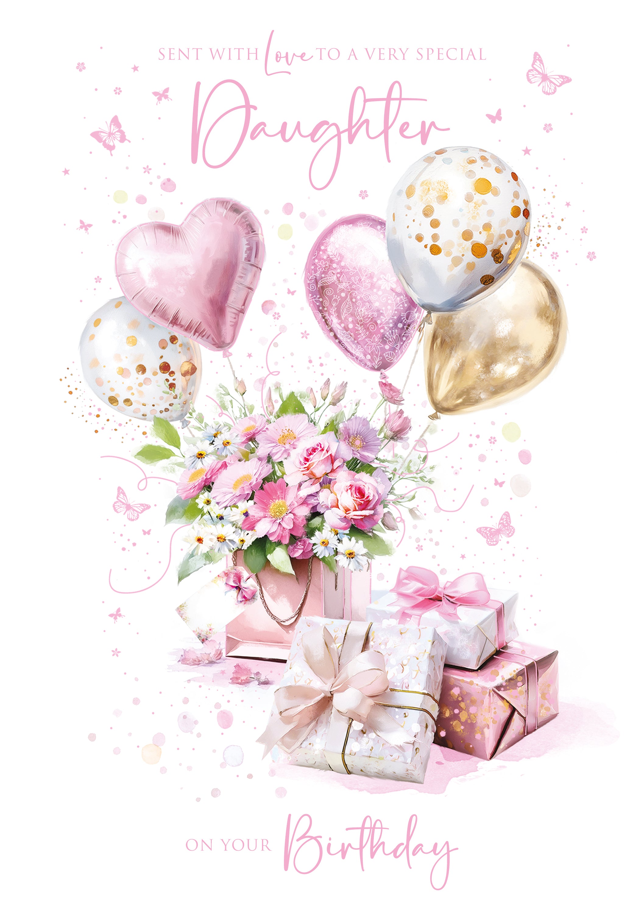 Our Special Daughter Birthday Card - View #9