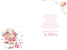 Load image into Gallery viewer, Granddaughter 16th Birthday Card