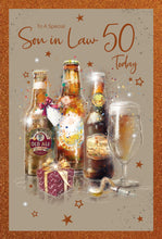Load image into Gallery viewer, Son in Law 50th Birthday Card