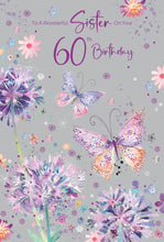 Load image into Gallery viewer, Sister 60th Birthday Card
