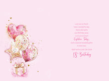 Load image into Gallery viewer, Granddaughter 18th Birthday Card