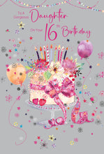 Load image into Gallery viewer, Daughter 16th Birthday Card