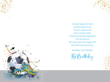 Load image into Gallery viewer, Son 16th Birthday Card