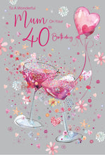 Load image into Gallery viewer, Mum 40th Birthday Card