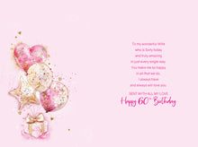 Load image into Gallery viewer, Wife 60th Birthday Card