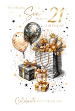 Load image into Gallery viewer, Son 21st Birthday Card