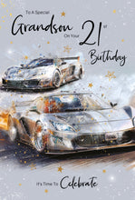 Load image into Gallery viewer, Grandson 21st Birthday Card