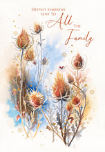 Load image into Gallery viewer, To all the Family Sympathy card