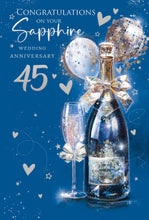 Load image into Gallery viewer, 45th Wedding Anniversary - Sapphire