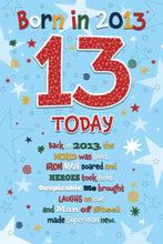 Load image into Gallery viewer, 13th Male 2013