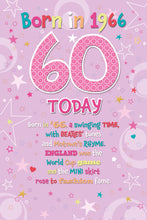 Load image into Gallery viewer, 60th Female 1966