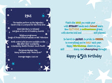 Load image into Gallery viewer, 65th Male 1961