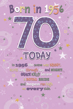 Load image into Gallery viewer, 70th Female 1956