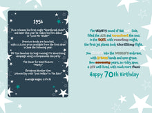 Load image into Gallery viewer, 70th Male 1956