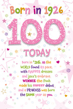 Load image into Gallery viewer, 100th Female 1926