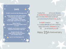 Load image into Gallery viewer, 25th Anniversary Silver 2001