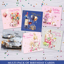 Load image into Gallery viewer, Multi Pack of Birthday Cards
