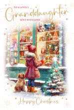 Load image into Gallery viewer, Granddaughter Christmas Card