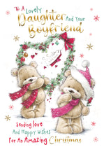 Load image into Gallery viewer, Daughter & Boyfriend Christmas Card