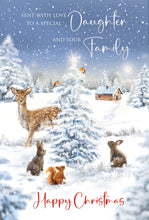 Load image into Gallery viewer, Daughter & Family Christmas Card