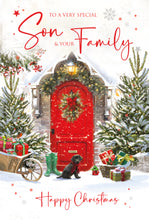 Load image into Gallery viewer, Son & Family Christmas Card