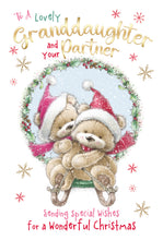 Load image into Gallery viewer, Granddaughter & Partner Christmas Card