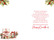 Load image into Gallery viewer, Granddaughter & Partner Christmas Card