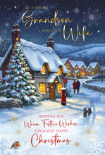 Load image into Gallery viewer, Grandson & Wife Christmas Card