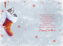 Load image into Gallery viewer, Granddaughter Christmas Card