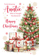 Load image into Gallery viewer, Auntie Christmas Card