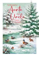 Load image into Gallery viewer, Auntie & Uncle Christmas Card