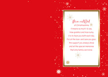 Load image into Gallery viewer, Mum & Dad Christmas Card - Large