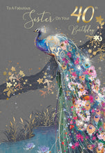 Load image into Gallery viewer, Sister 40th Birthday Card