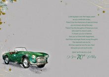 Load image into Gallery viewer, Dad 70th Birthday Card