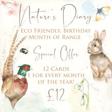 Load image into Gallery viewer, 12 x Nature's Diary SPECIAL OFFER