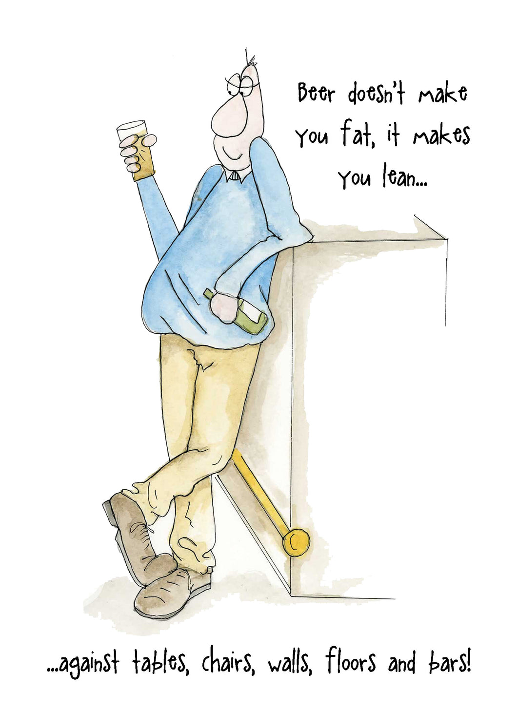 Beer doesn't male you fat