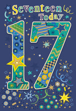 Load image into Gallery viewer, 17th Birthday Card
