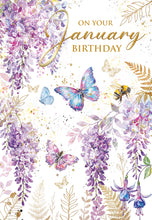 Load image into Gallery viewer, January Birthday Card
