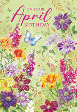 Load image into Gallery viewer, April Birthday Card
