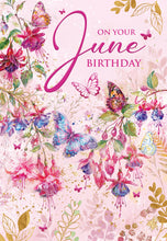 Load image into Gallery viewer, June Birthday Card
