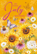 Load image into Gallery viewer, July Birthday Card
