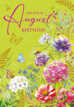 Load image into Gallery viewer, August Birthday Card
