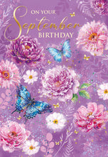 Load image into Gallery viewer, September Birthday Card

