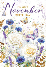 Load image into Gallery viewer, November Birthday Card
